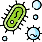 Icono de bacteria