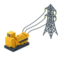 Icono de Generación de energía eléctrica