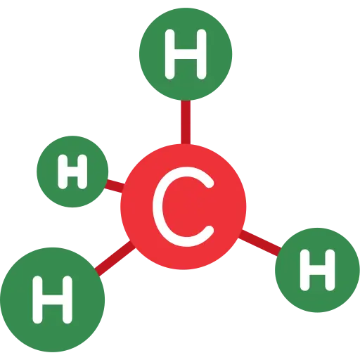 Icono de molécula de metano